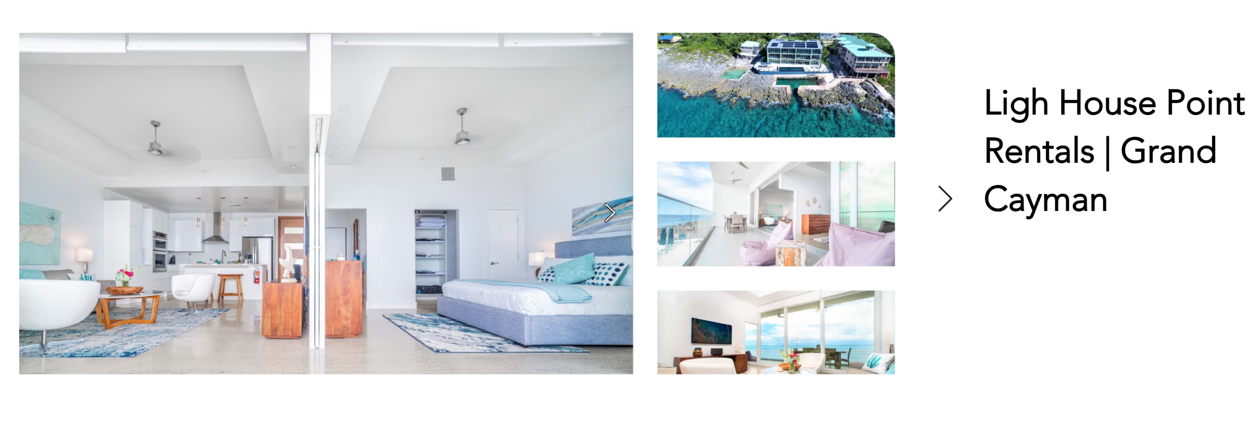 Ligh House Point Rentals beachfront villa with impact glass, Grand Cayman